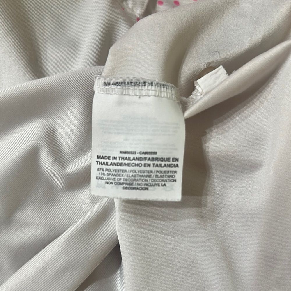 Nike Pink and White Fitted Polo Shirt    Size Large - Picture 12 of 12